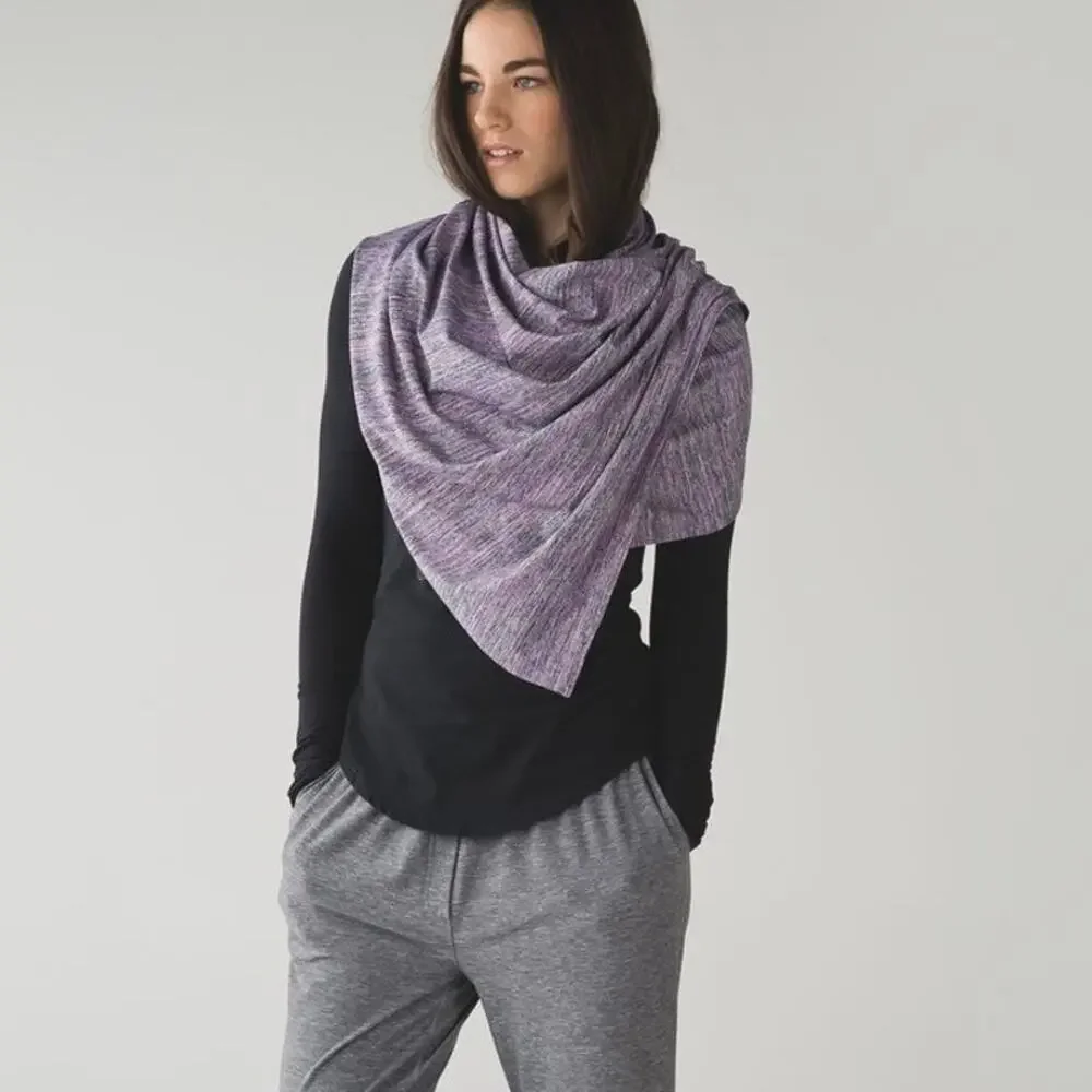 LULULEMON Vinyasa Scarf Tender Violet Space Dye